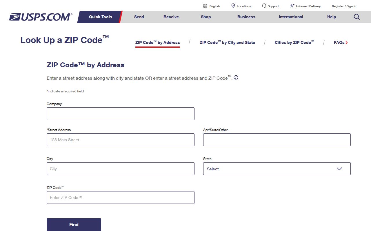 Summerlin South ZIP code directory using the USPS address-to-ZIP lookup